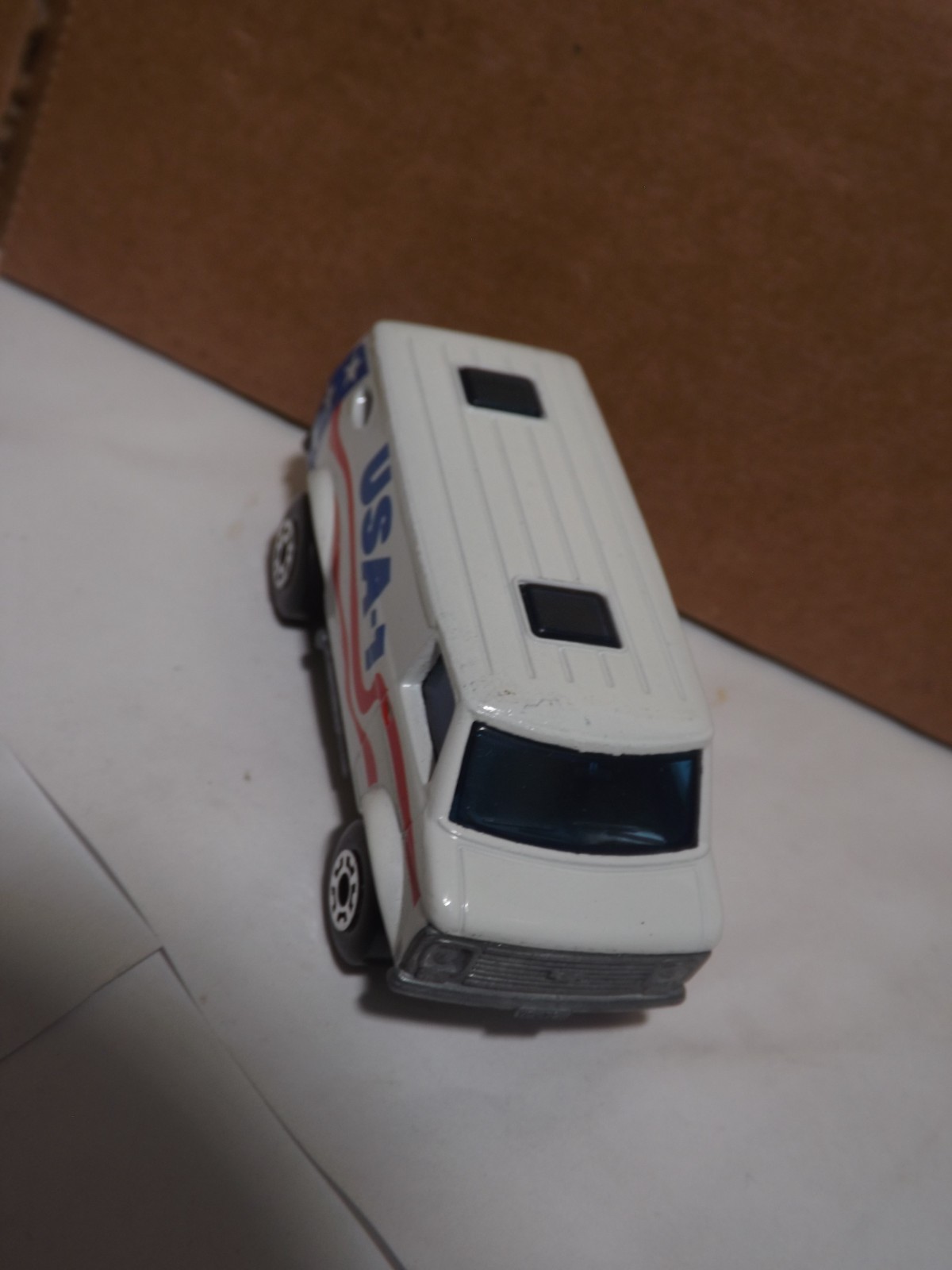 Matchbox Superfast White USA-1 Chevy Van No. 68 Made In England By Lesney