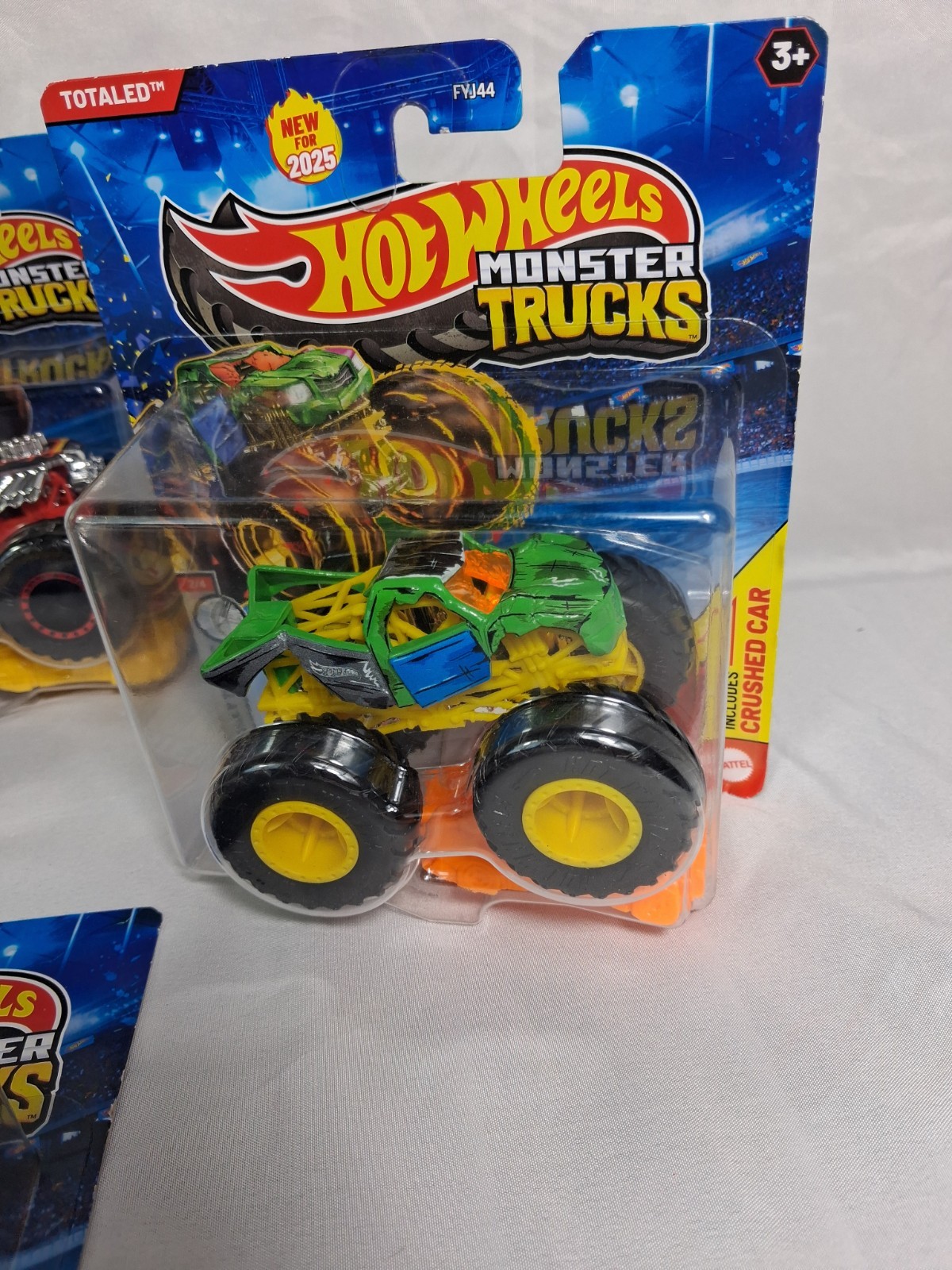 Hot Wheels Monster Trucks Lot of 8 Bone Shaker Snake Bite Hood Crusher…