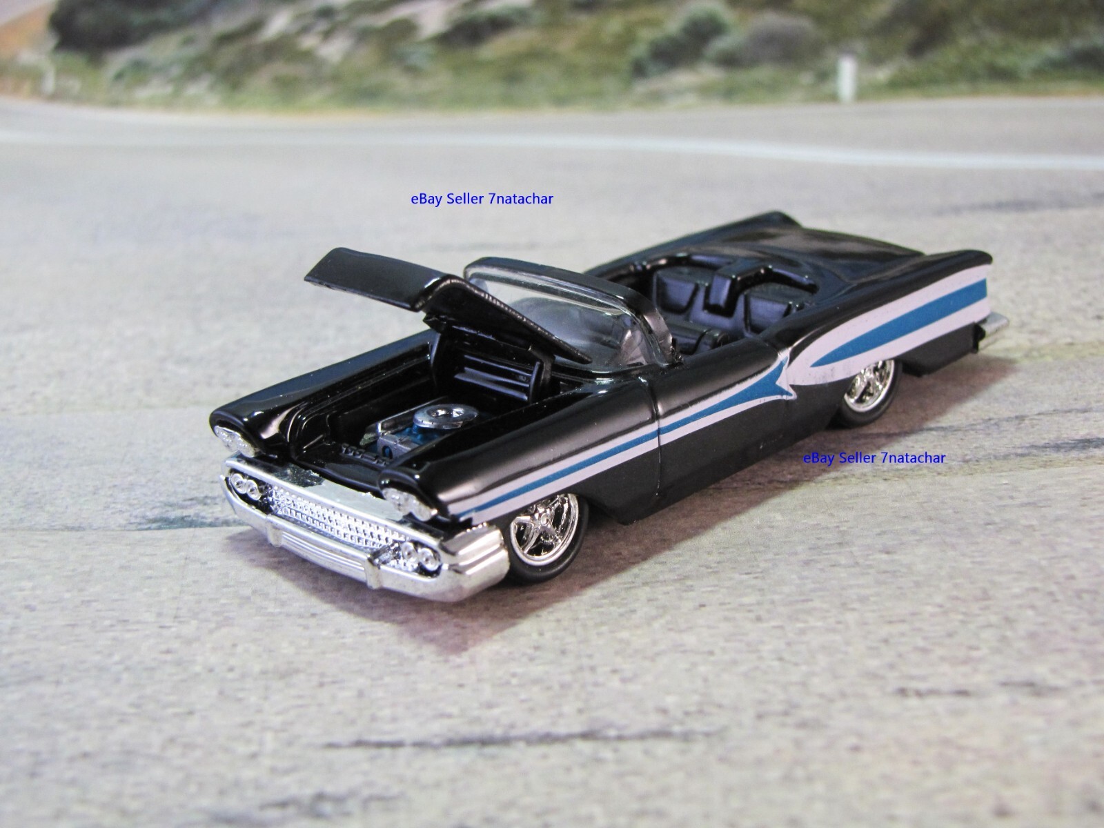 1958 58 Chevy Impala Hot Rod Wheels 1/64 Scale Model Limited Edition