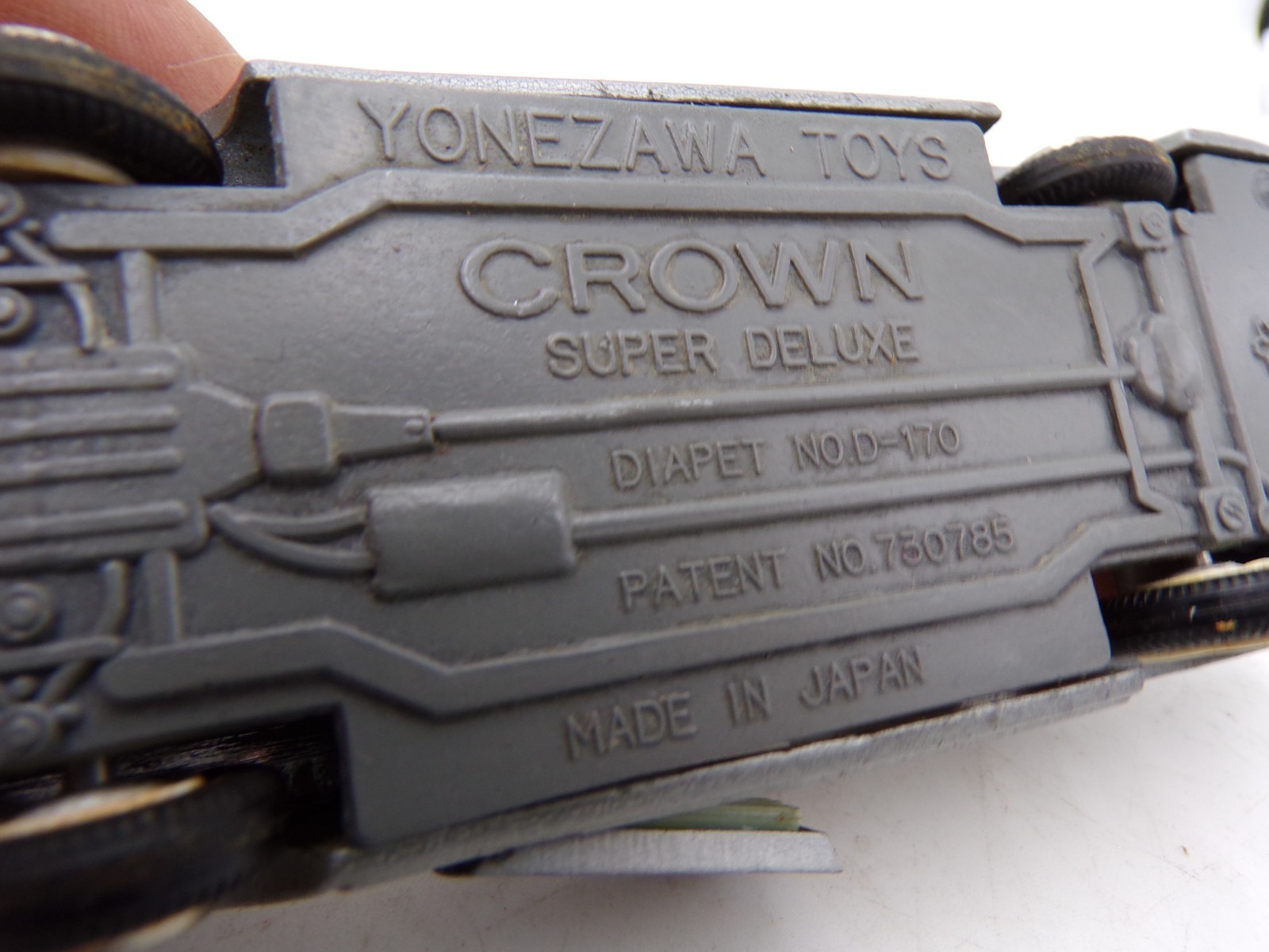 70’s Yonezawa Japan 1/40 Diapet Toyota Crown Super Deluxe Diecast Sedan