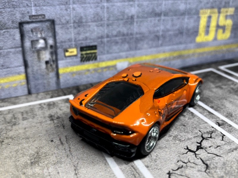 CUSTOM LB-WORKS Lamborghini Huracan • Custom Color • Hot Wheels Premium Car