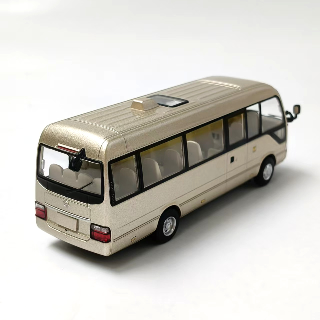 2013 Toyota Coaster Mini Bus 1:64 Diecast Metal Model – Collectible Replica