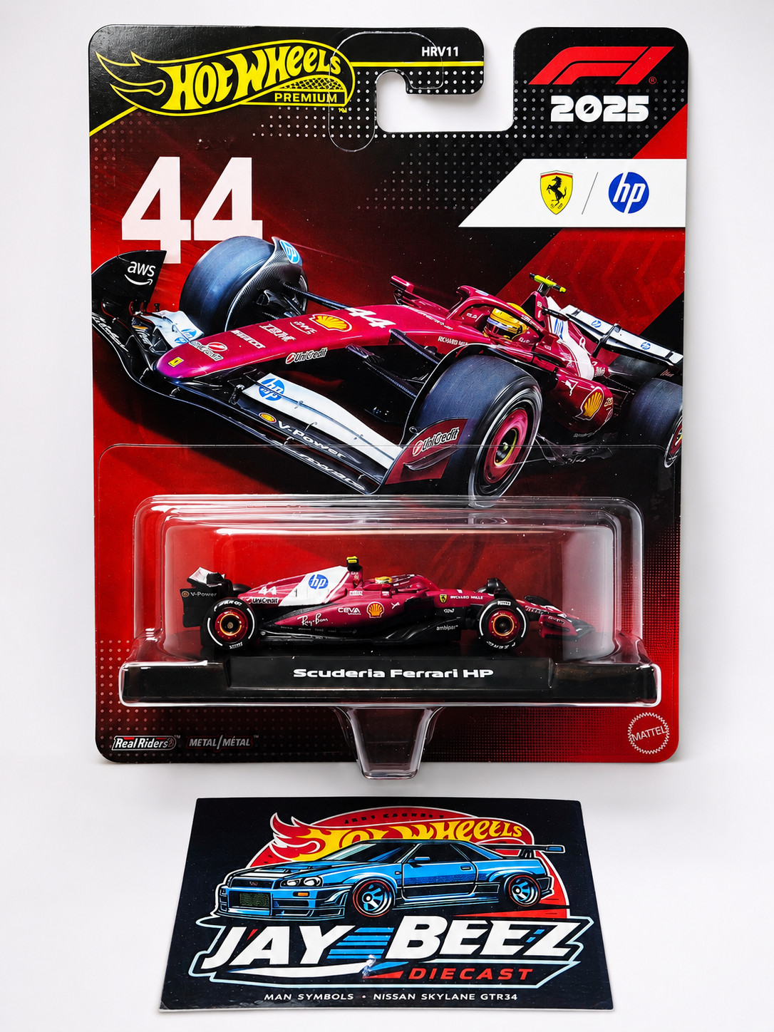 2026 Hot Wheels Premium 2025 F1 Ferrari Formula One Team #44 (Promo C. Ship)