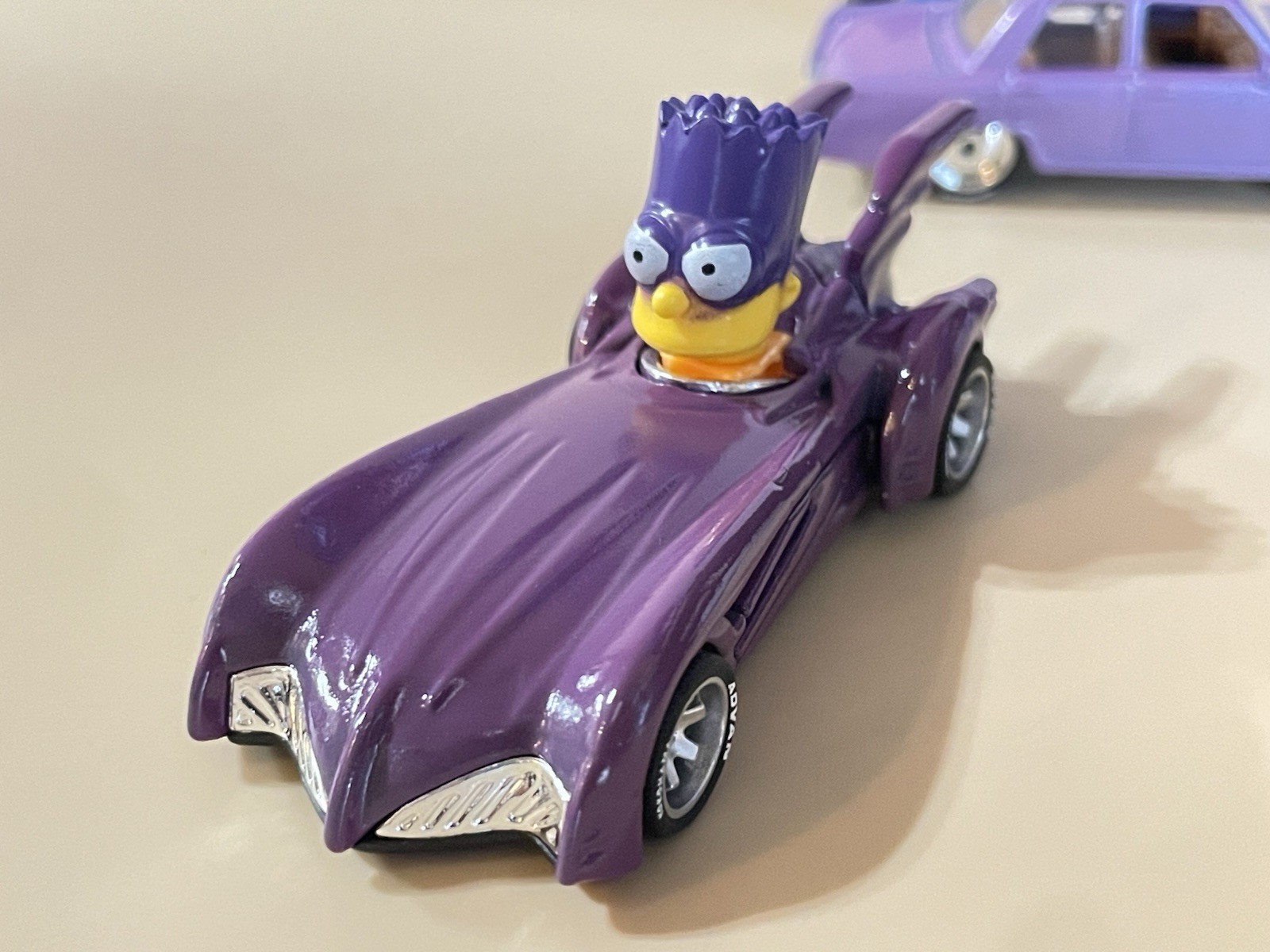 Hot Wheels The Simpsons Family Car CUSTOM + CUSTOM Bartmobile