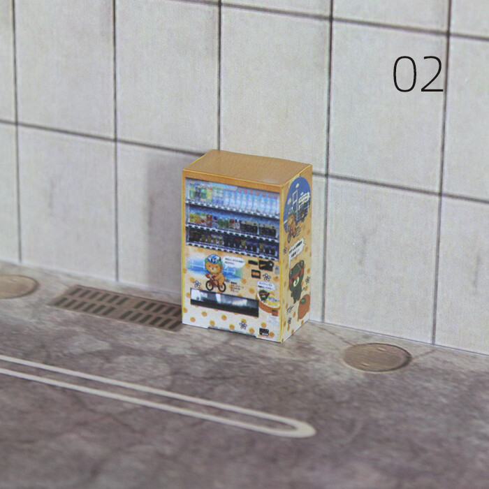 Diorama 1/64 Scale Car Garage Vending Machine Model Repair Scene Accessories Toy