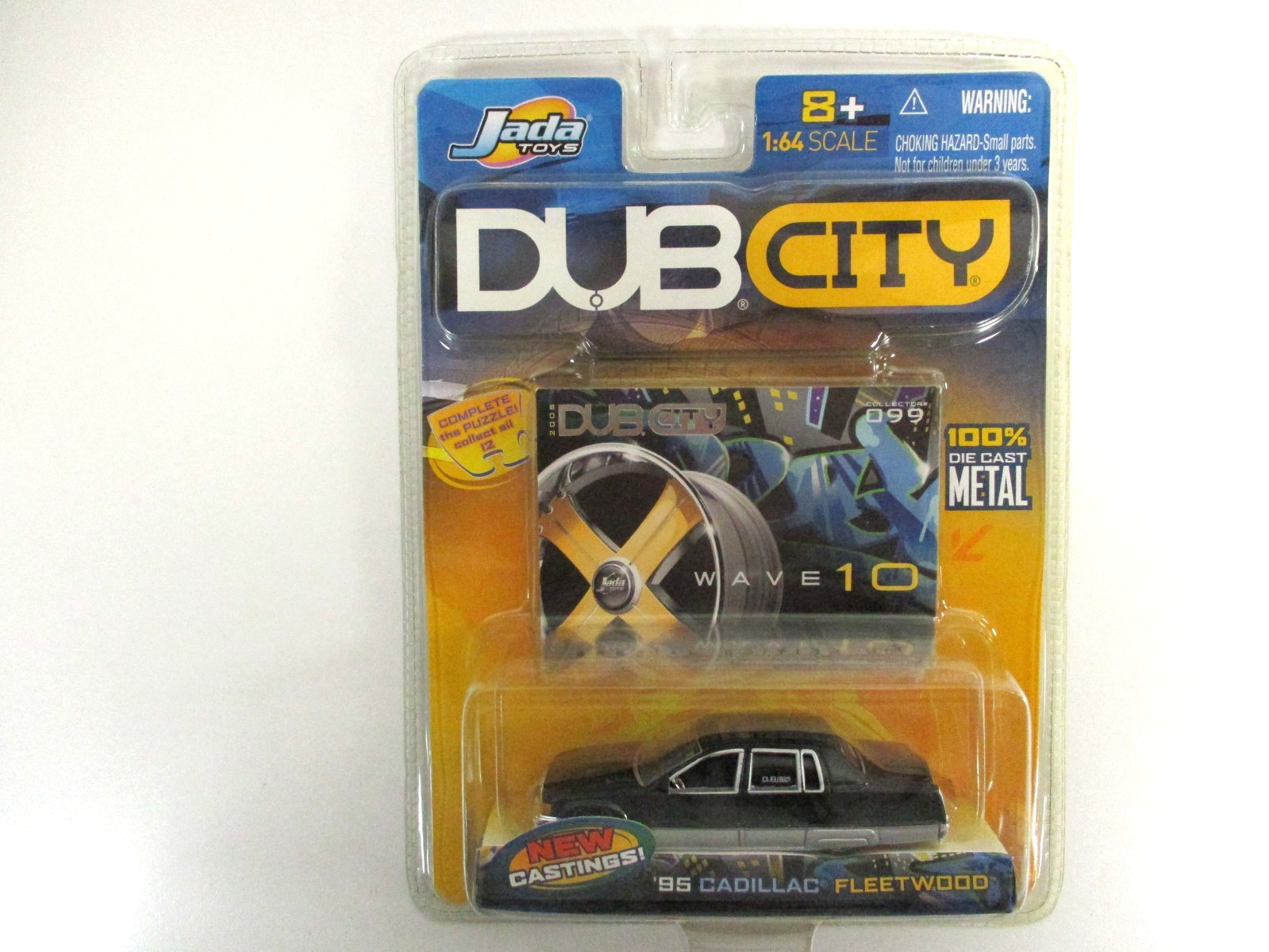 JADA – DUB CITY OLD SKOOL – 1995 CADILLAC FLEETWOOD BROUGHAM LOWRIDER – 1/64