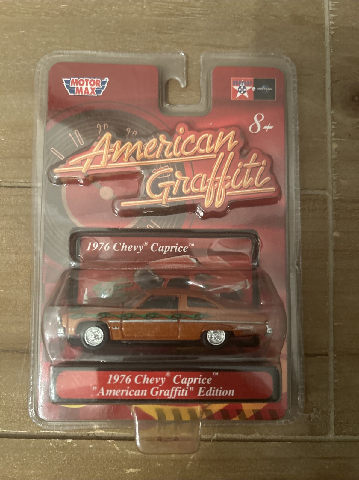 AMERICAN GRAFFITI 1976 CHEVY CAPRICE MOTOR MAX CHEVROLET RARE RED VHTF 76 Impala