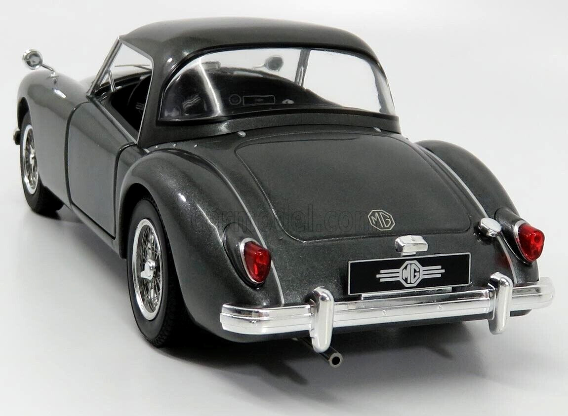 TRIPLE 9 T9 DCAST 1/18 1957 MGA MG A MK1 MKI A1500 SPIDER HARD TOP METALLIC GREY