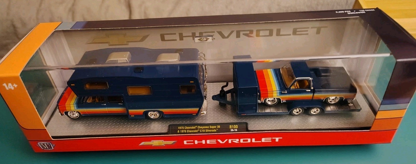 M2 Chevrolet 1975 Cheyenne Super 30 & 1978 C10 Silverado Squarebody Hauler Set