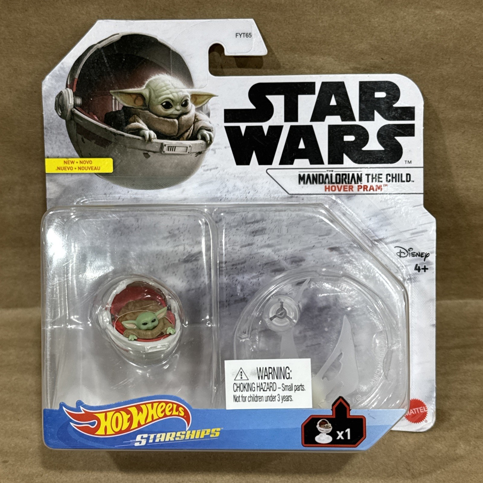 Hot Wheels Star Wars Starships Mandalorian Grogu Hover Pram Soft Corner