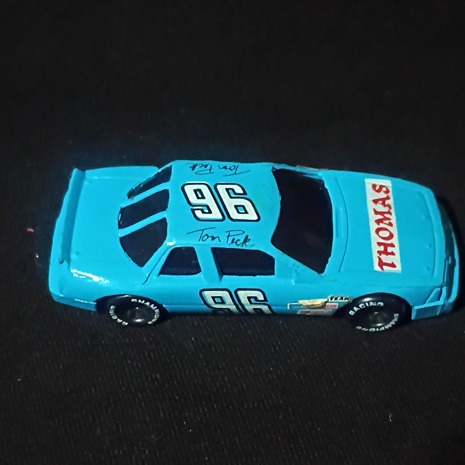 Racing Champions Pontiac Grand Prix #96 Thomas 1988 1:64 Blue Diecast NASCAR