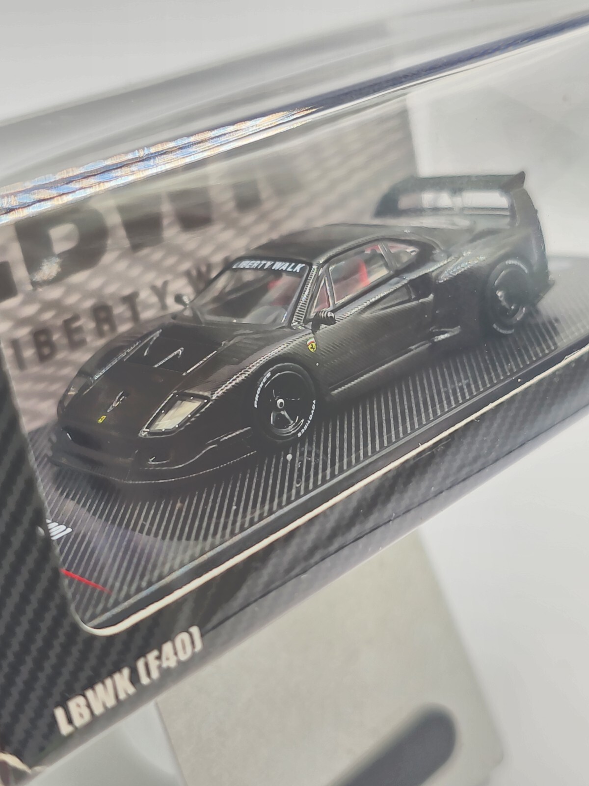 2024 INNO64 Liberty Walk LBWK Full Carbon FERRARI F40 Item #IN64-LBWKF40-FC