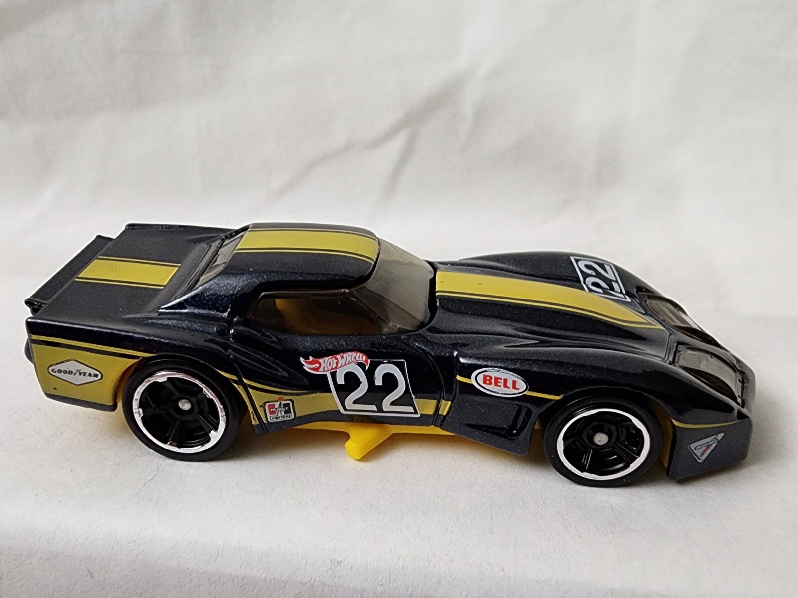 Hot Wheels ‘76 Greenwood Corvette Factory raw body and unspun. Lot of 2 / A7