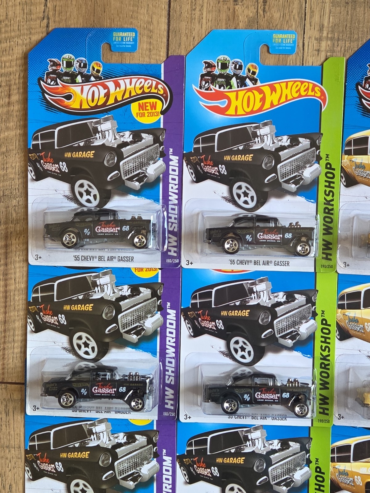 12 Hot Wheels ’55 Chevy Bel Air Gasser HW Showroom ’57 Chevy Bel Air Variations
