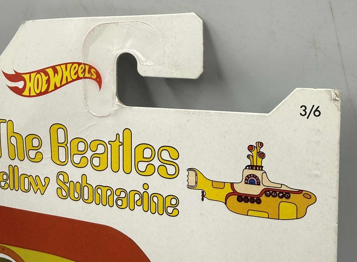 MATTEL HOT WHEELS – BEATLES YELLOW SUBMARINE ASSORTED (CP2022681)