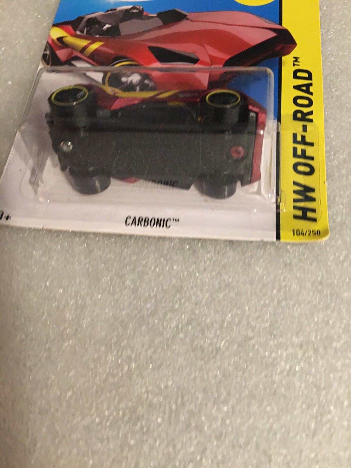 2014 Hot Wheels HW OFF-ROAD Carbonic104/250 (Satin Red Version)New On Card B107