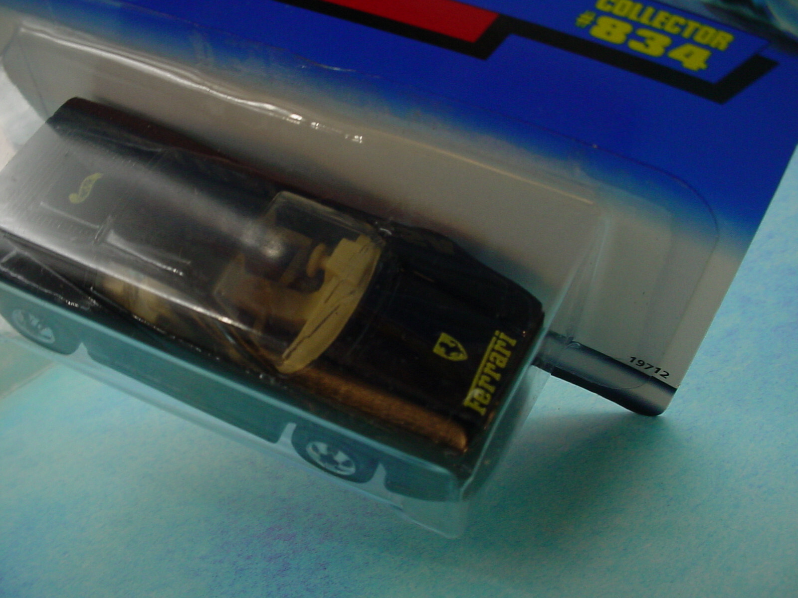 1998 Hot Wheels FERRARI TESTAROSSA #834☆ black;tan;bw☆Mainline