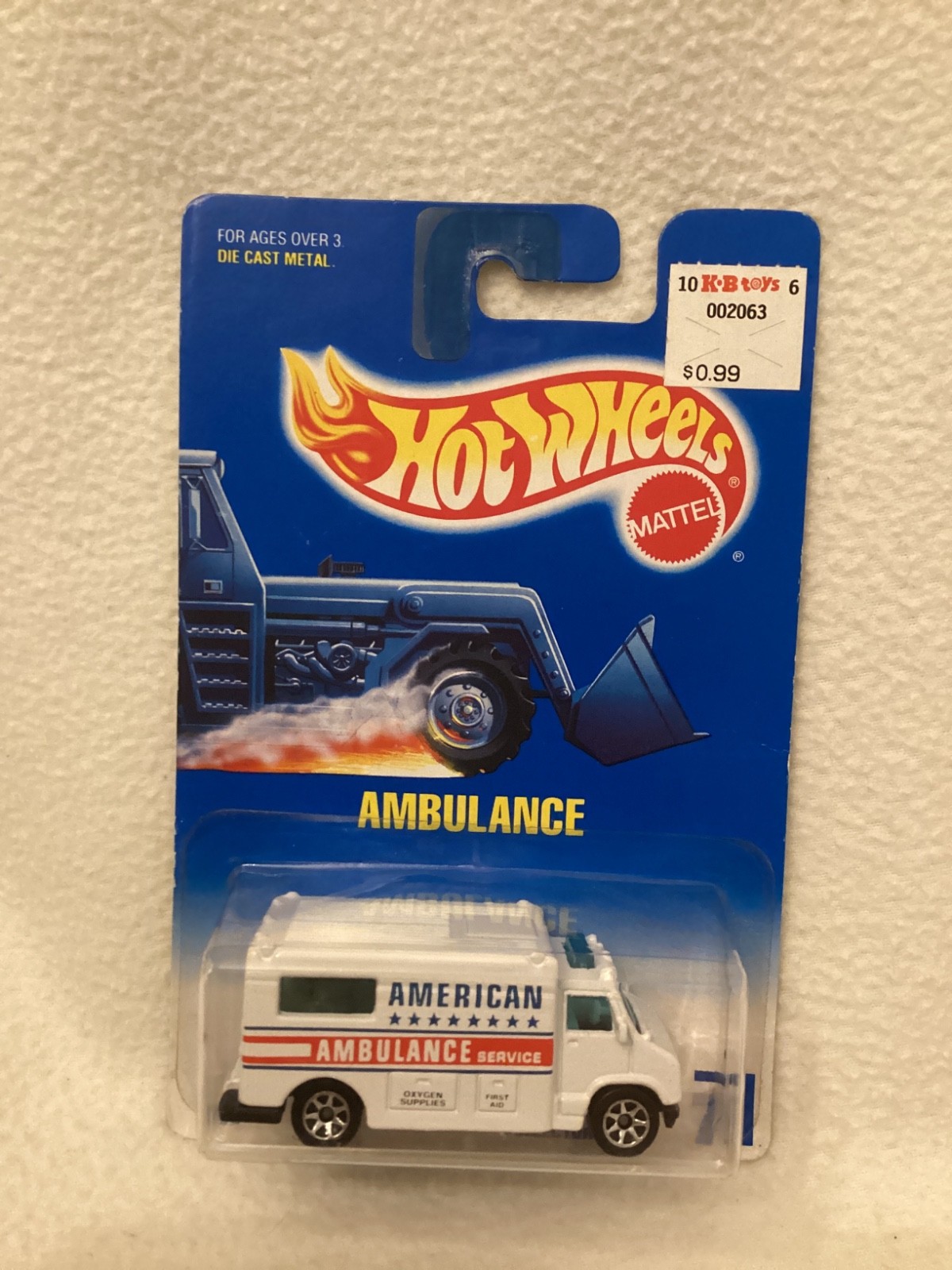 Hot Wheels ~ Fire Trucks ~ Ambulance ~ Old Number 5.5 Fire-Eater ~ Set of 4