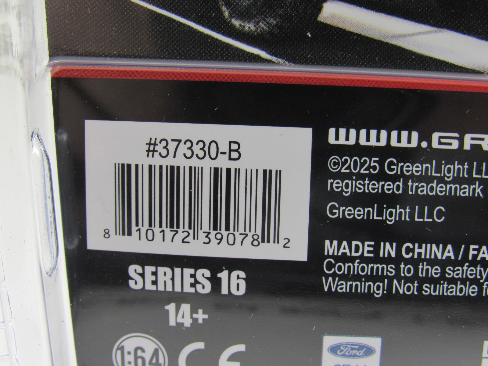 2025 Greenlight 1:64 Barrett-Jackson R16: 1967 FORD F-100 F100 Custom Pickup