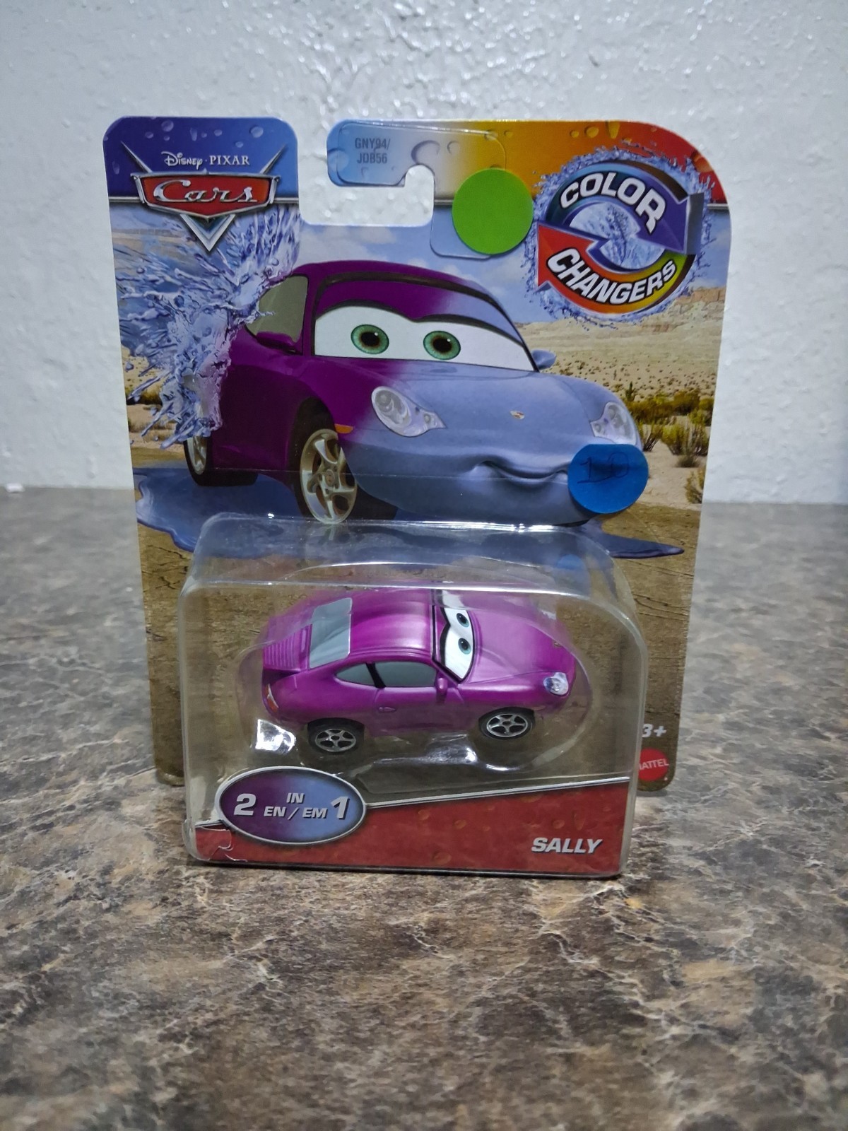 Disney Pixar Cars Sally New Color Changers 2 In 1 Purple/Blue New In Box