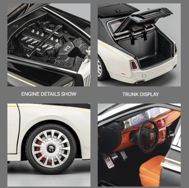 1:18 ROLLS-ROYCE Phantom Car Diecast Alloy Metal Model Collection Kids Gift NEW