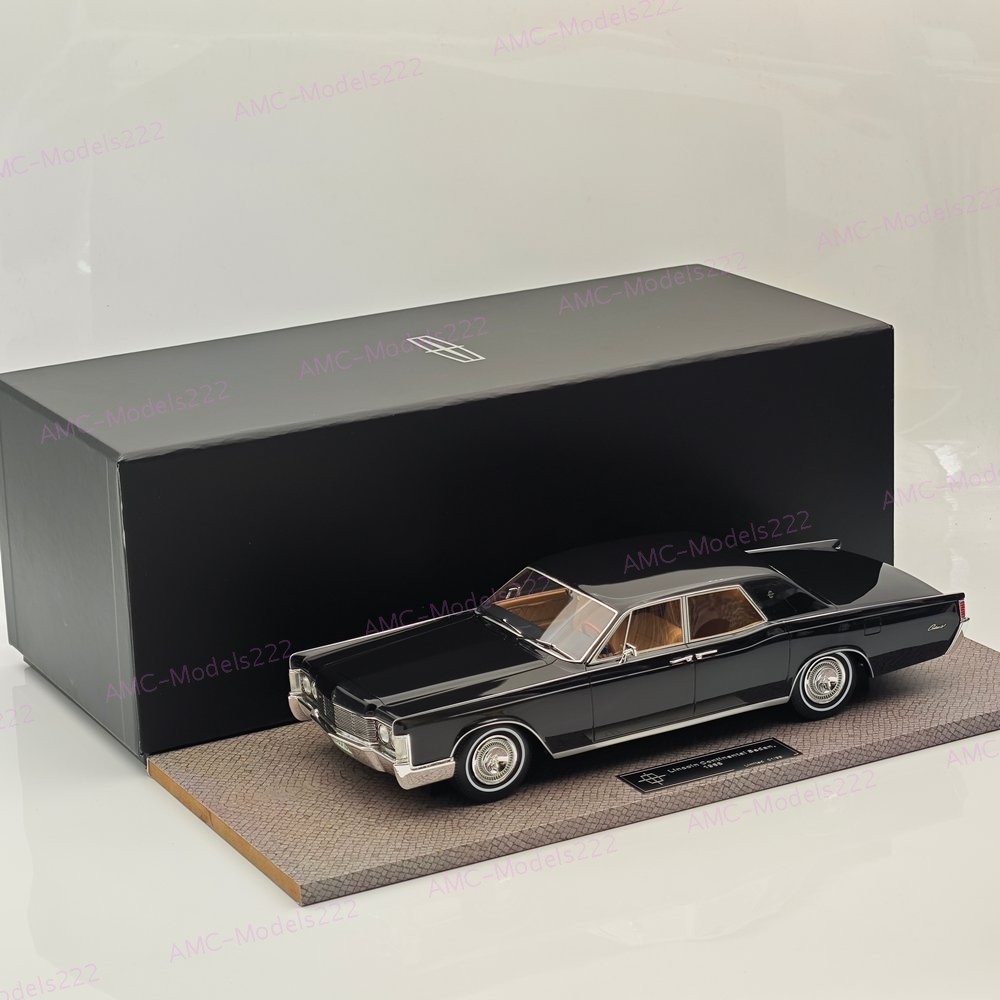 1/18 Lincoln Continental Sedan 1968 Resin Model Car Limited Collection Black
