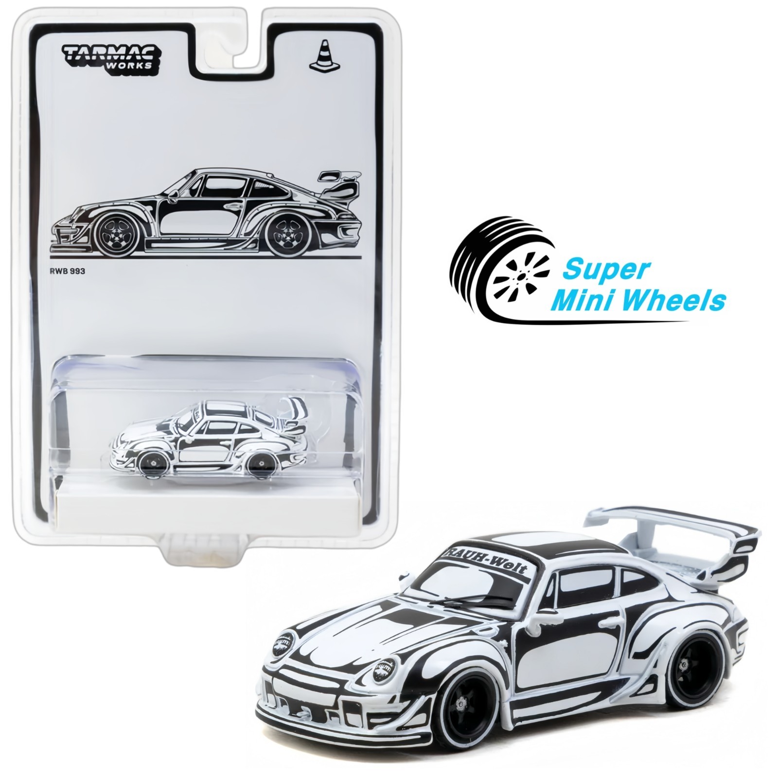 Tarmac Works 1:64 RWB 993 – Designed by JOSHUA VIDES – T64-TL017-JV