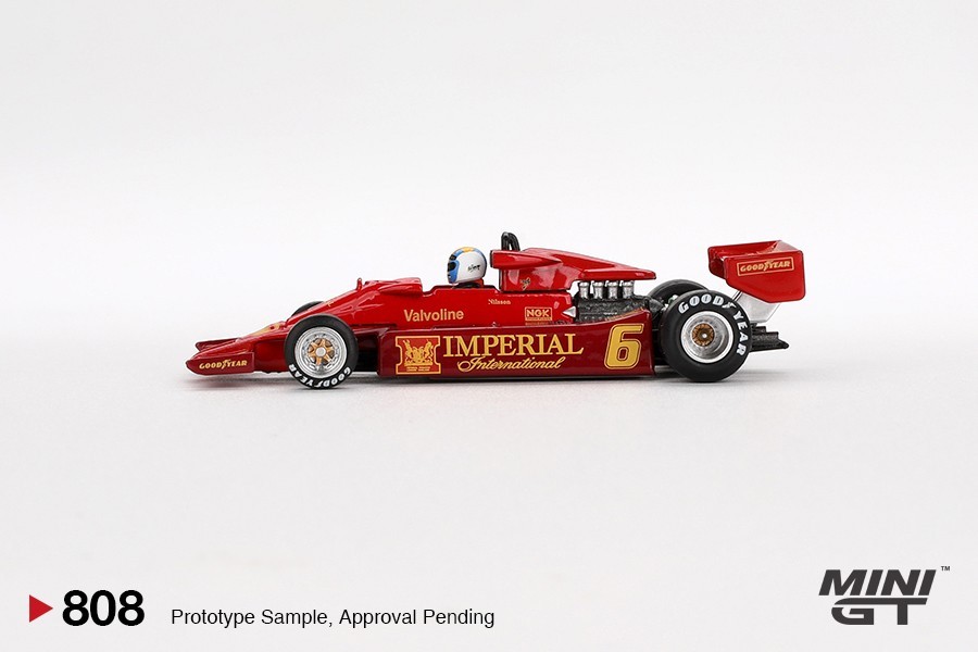 Mini GT 1:64 Lotus 78 #6 Gunnar Nilsson 1977 Japanese GP #808