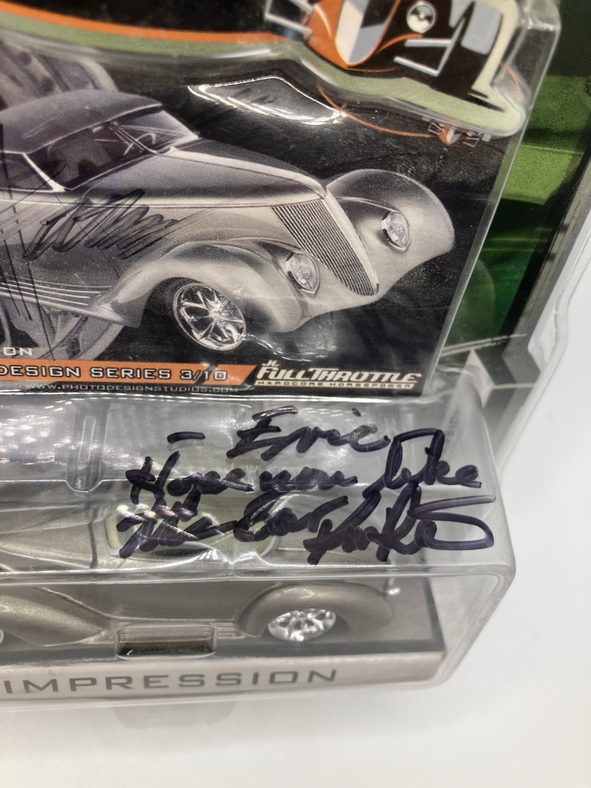 2006 Full Throttle Die Cast Foose Design Artist Series 3/10 Impression Signed