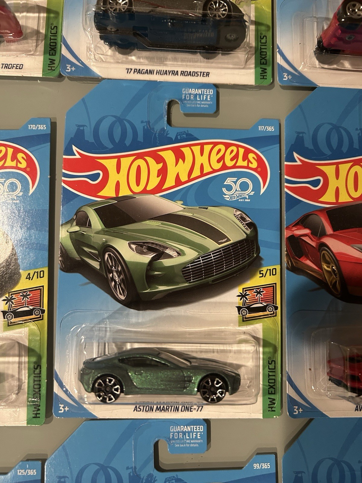 Hot Wheels 2018 HW Exotics COMPLETE SET 1-10 50th Anniversary (Bundle)