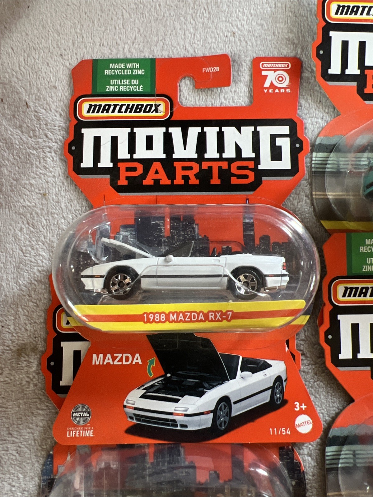 Matchbox Moving Parts Lot