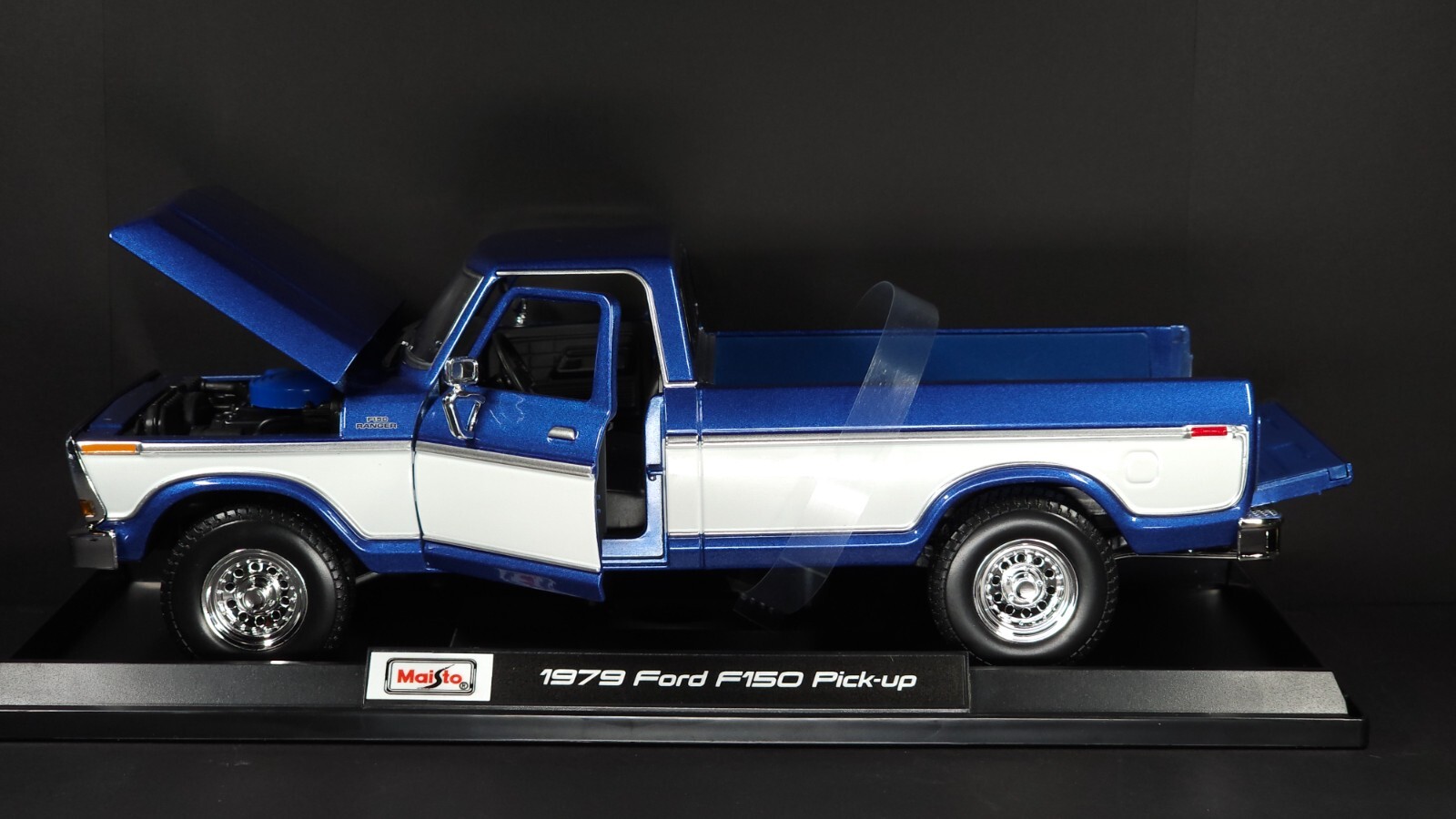 1979 Ford F150 Pick-up Blue Maisto 1:18 New Exclusive Style Special Edition