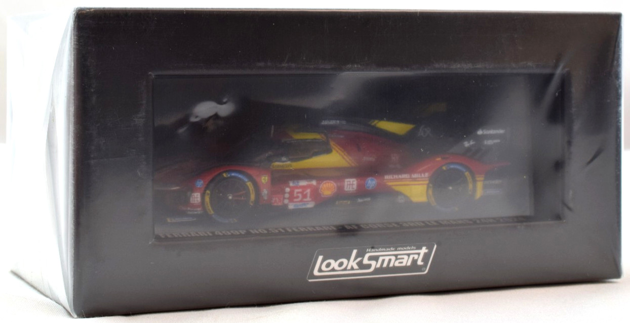 LookSmart Ferrari 499P #51 – AF Corse – 2024 24hrs Le Mans 1:64 Car LS64006LM