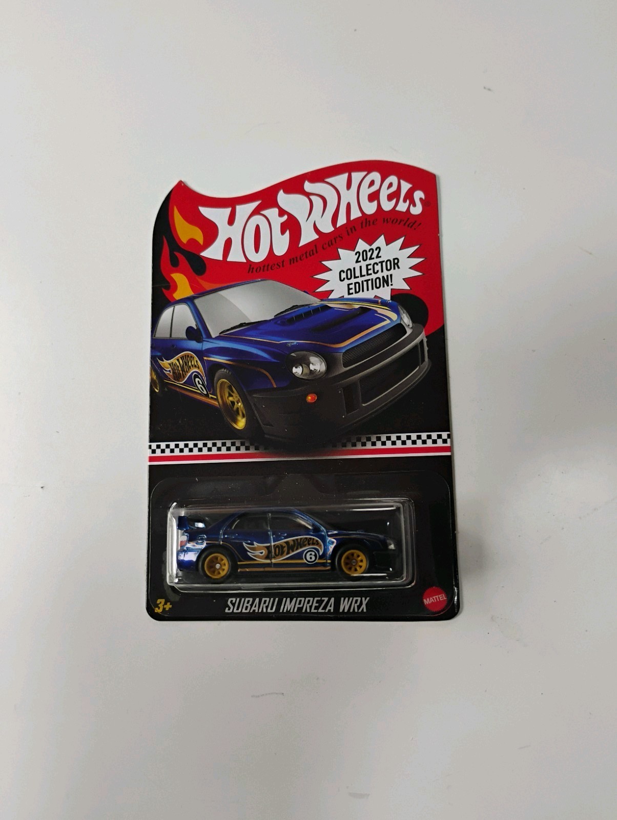 2022 Hot Wheels Collector Edition Subaru Impreza WRX Blue with Protector Mail-in