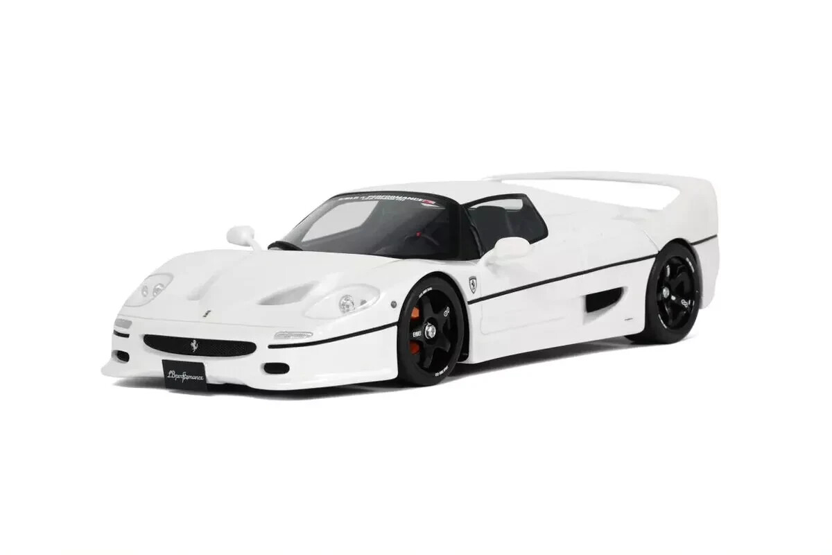 GT SPIRIT 1:18 SCALE RESIN MODEL FERRARI F50 LBWK LIBERTY WALK BODY KIT, WHITE