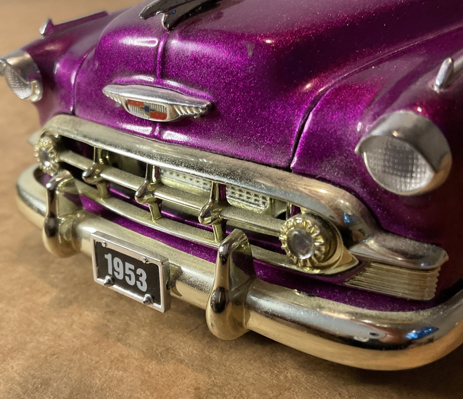 Jada Street Low 1:24 LOWRIDER 1953 Metallic Purple Chevy Bel Air Conv. Die cast