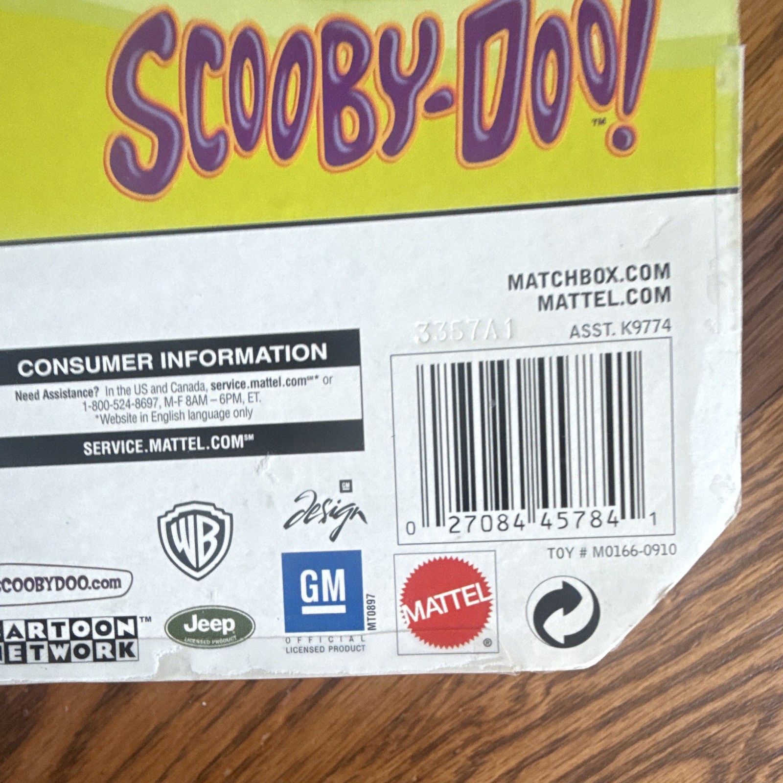 Matchbox Scooby-Doo 5-Pack Diecast Cars 1:64 Jeep Compass Unopened Box
