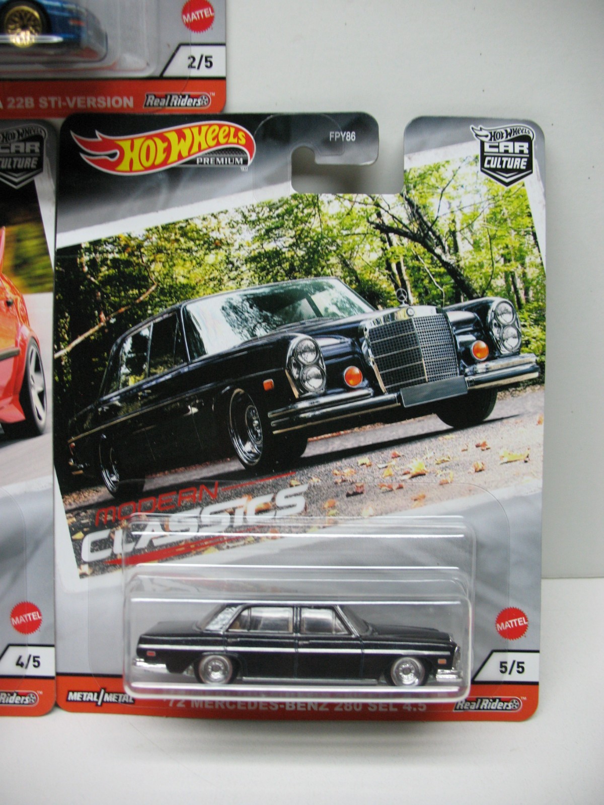 Hot Wheels Premium 2020 Car Culture S Case Modern Classics Set of 5 Cars FRESH!