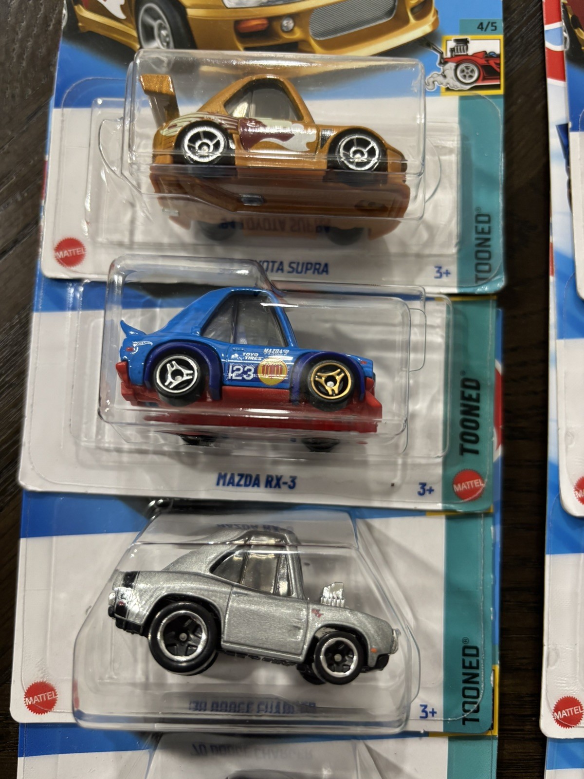 Hot Wheels Tooned Lot of 10 – Fast & Furious Supra Dodge Mazda Skyline