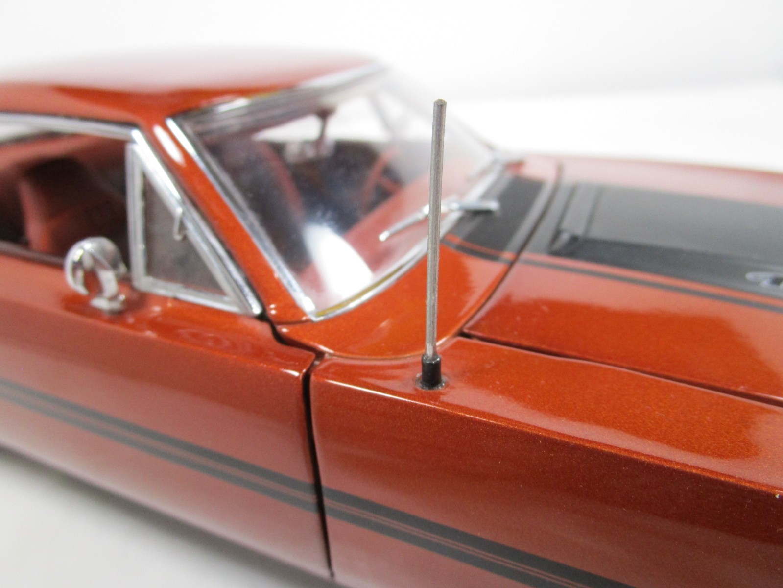 GMP 1/18 COPPER/BLACK 1970 PLYMOUTH GTX USED NICE WITH ISSUES NO BOX