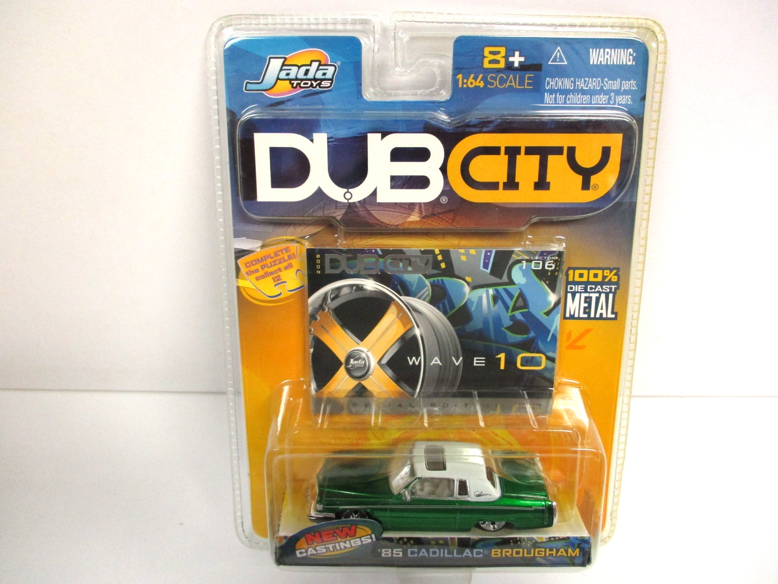 JADA – DUB CITY OLD SKOOL – 1985 CADILLAC COUPE DEVILLE BROUGHAM LOWRIDER – 1/64