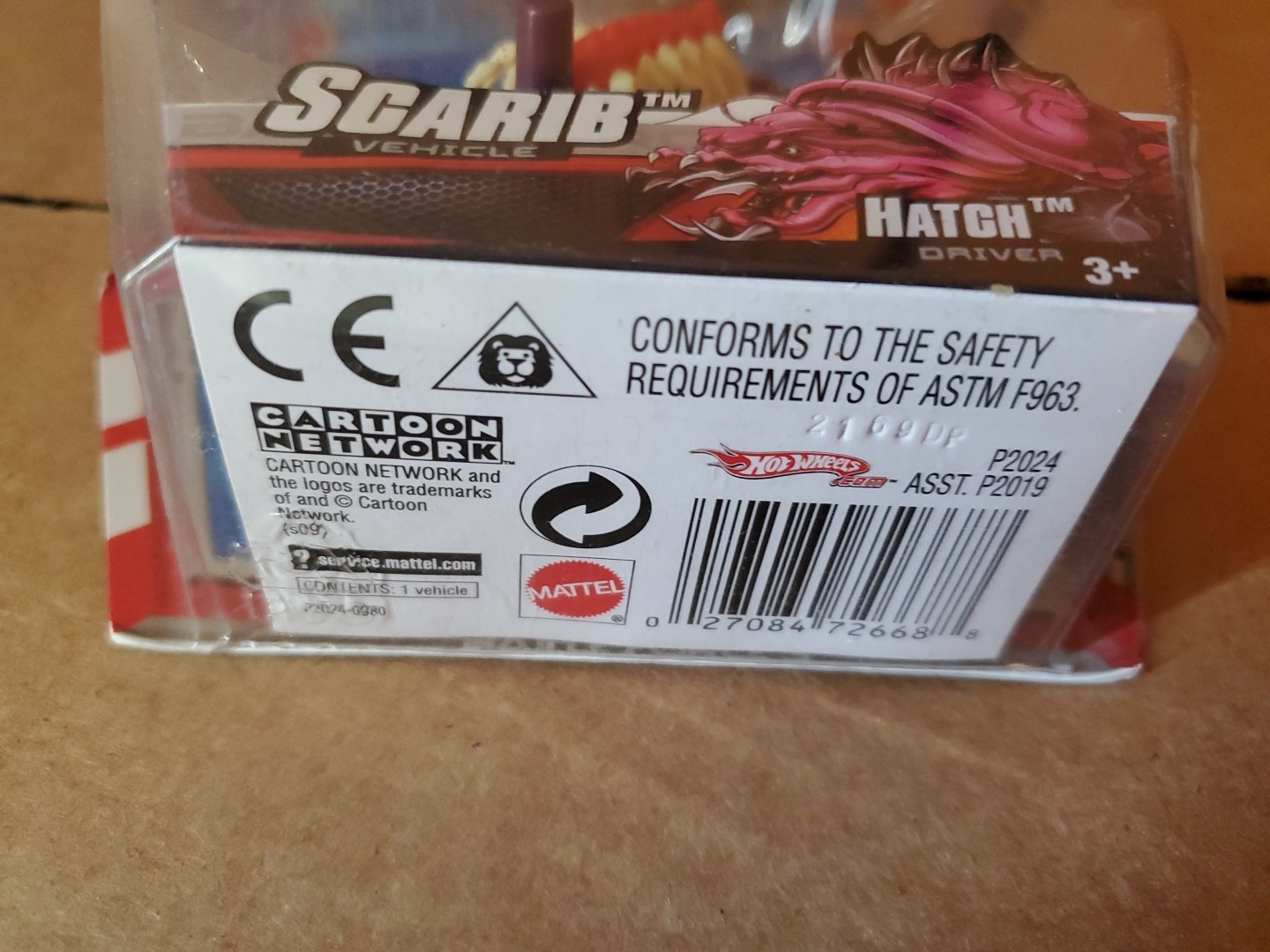 2011 Hot Wheels Battle Force 5 SCARIB Pull Back & Race HATCH