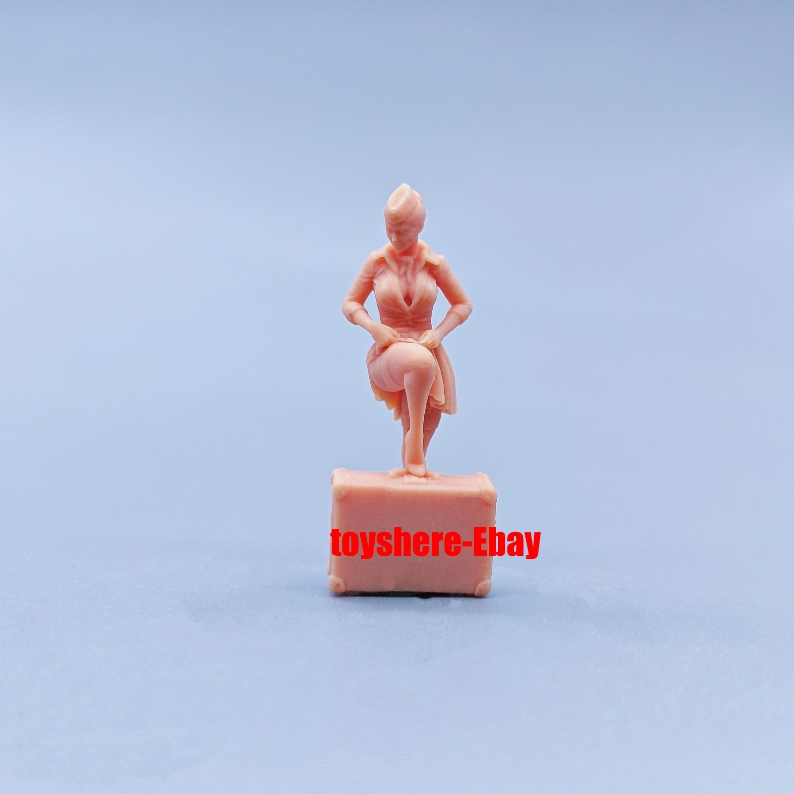 TOY 1/87 1/64 1/43 WW2 sexy Stewardess Girl Miniatures Figures Doll FIT 1:64 CAR