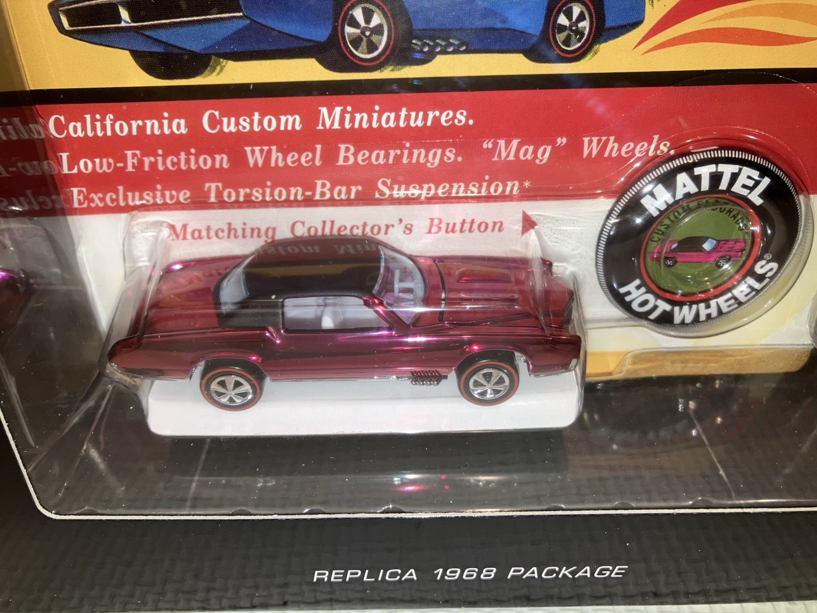 Hot Wheels Redline CUSTOM ELDORADO, Mint In Box, RLC Original 16, 2/5000 SWEET!