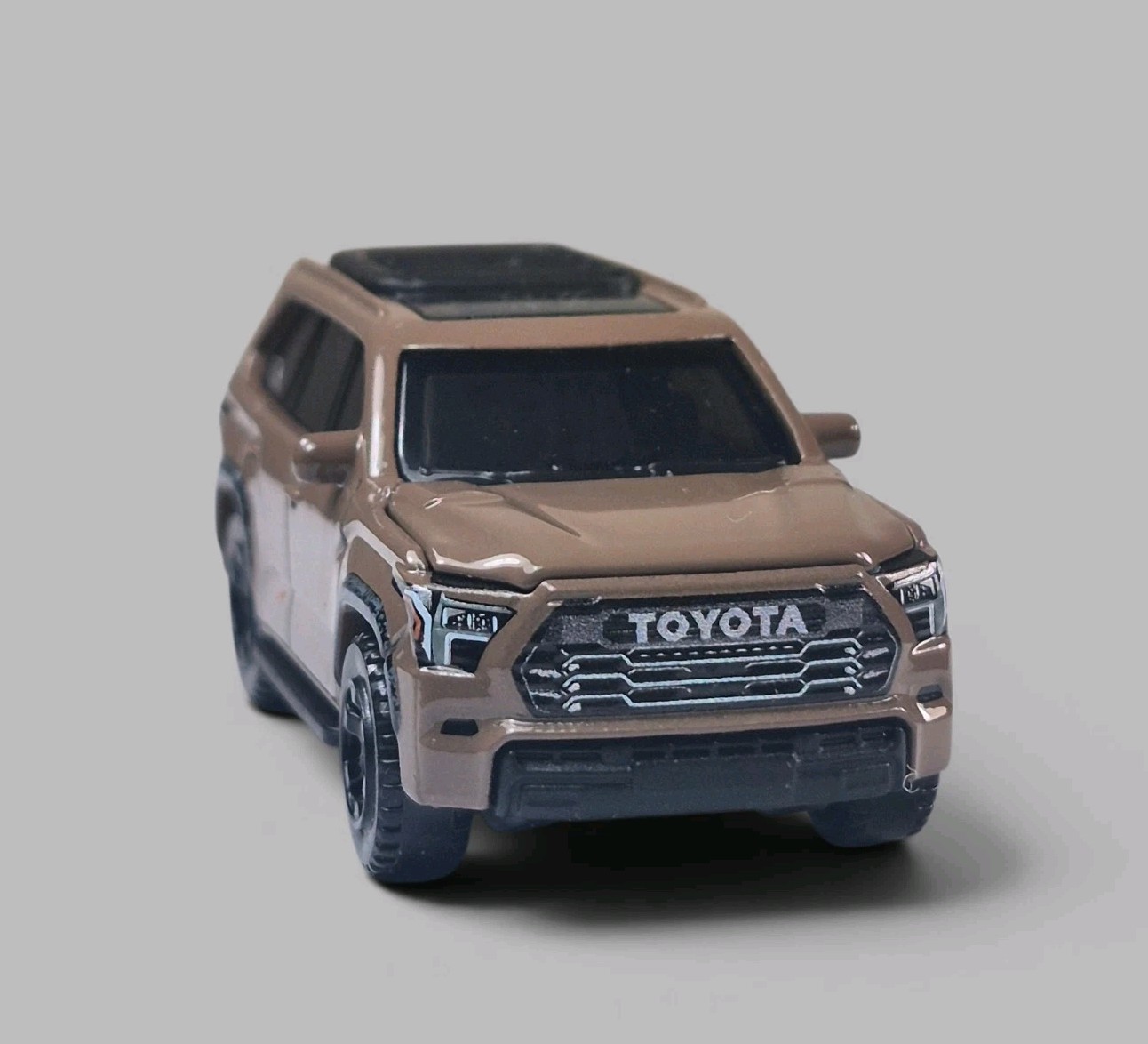 2024 TOYOTA SEQUOIA TRD PRO Diorama Collectible DieCast Model 1:64 Brown LOOSE