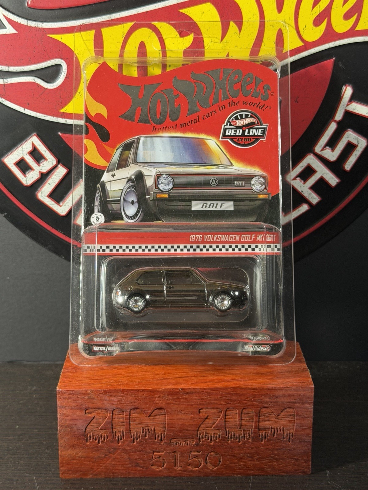 Hot Wheels 1976 Volkswagen VW Golf GTI MKI Red Line Club RLC
