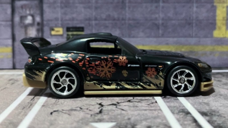 CUSTOM Black Honda S2000 • Chrome Real Riders • 2026 Hot Wheels F&F • HTF