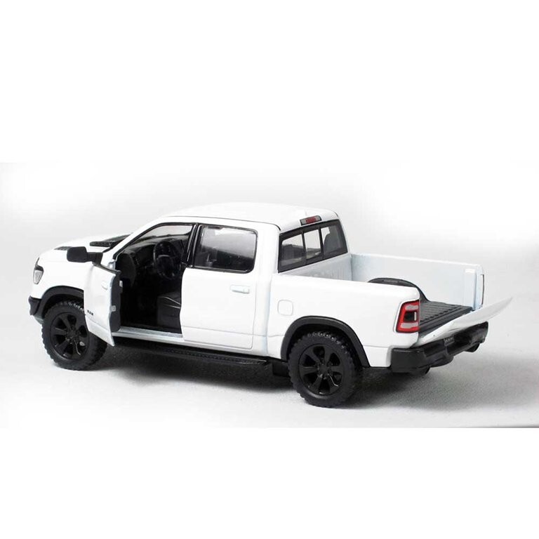 (5413) 5″ Die-cast: 2019 RAM 1500 Pickup Truck (WHITE color) 1/46 Scale