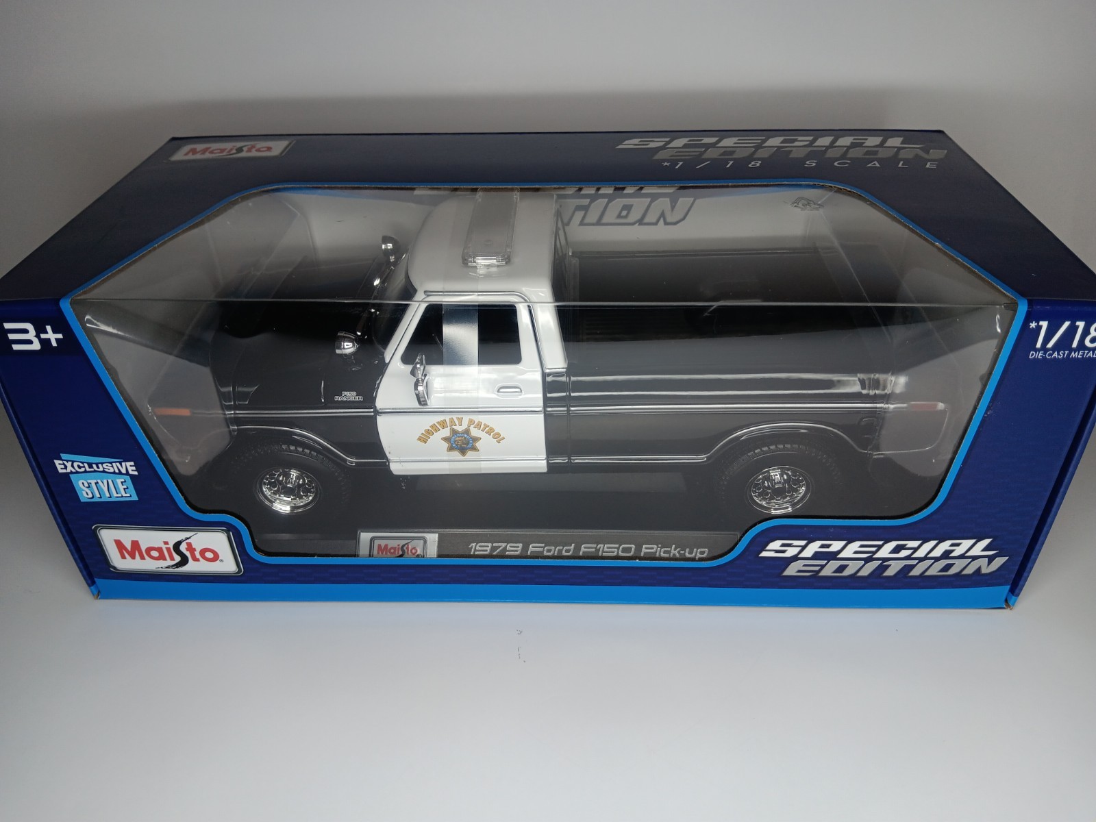1979 Ford F150 Pickup 1:18 Maisto Exclusive Style Special Edition HighwayPatrol