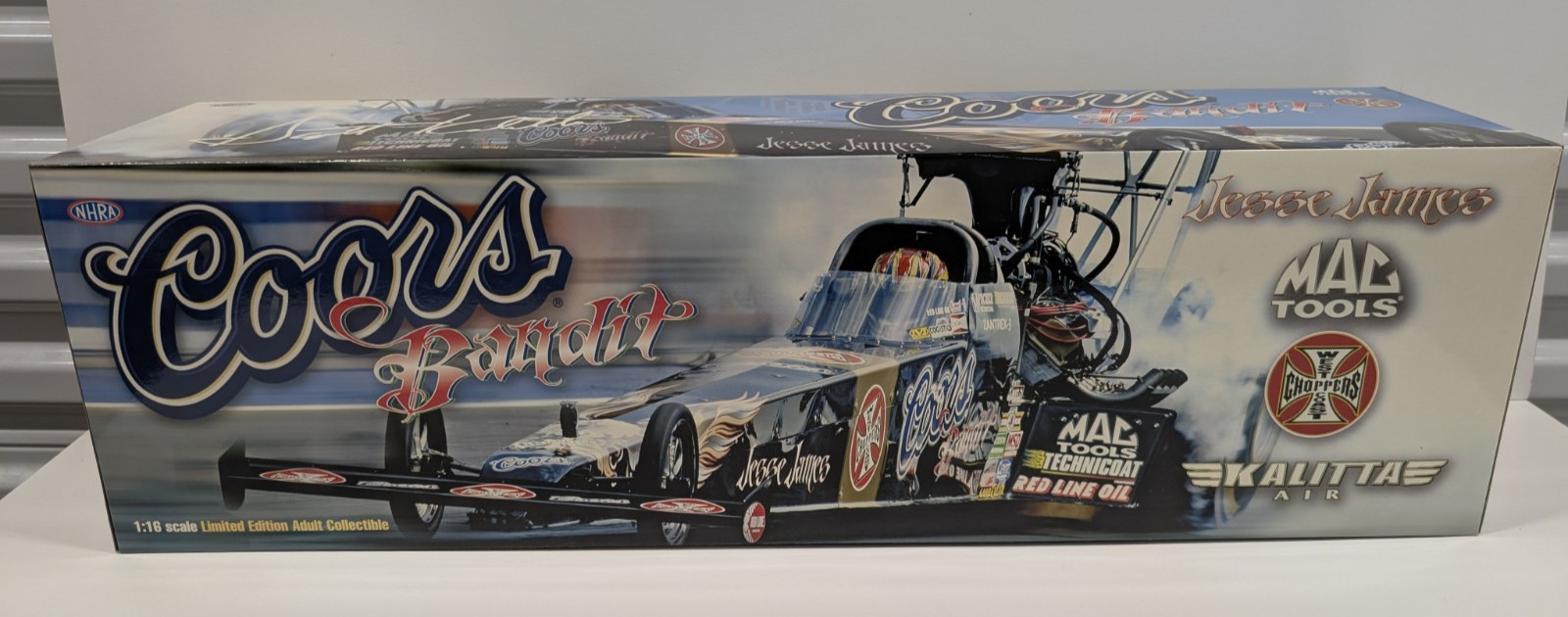 Scott Kalitta 2005 Coors Bandit / Jesse James 1/16 Scale Top Fuel Dragster NHRA